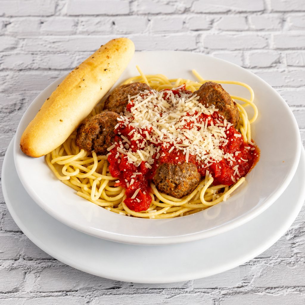 Spaghetti W/ Meatballs.
