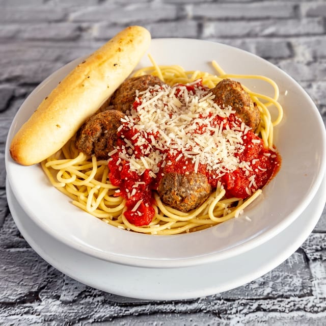 Spaghetti W/ Meatballs.