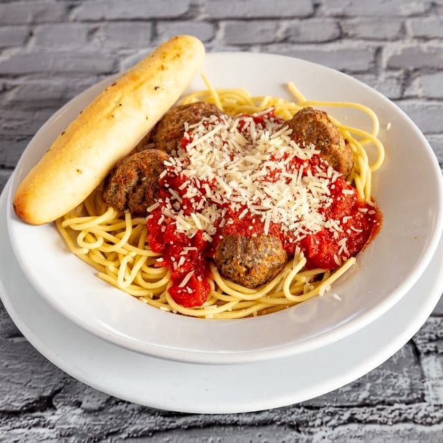 Kids Spaghetti & Meatballs.